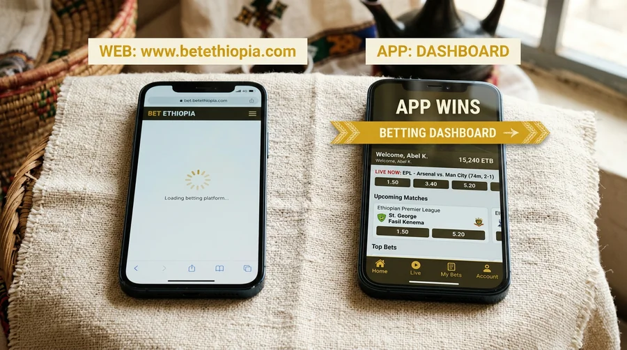 Kuru Bet App vs Website